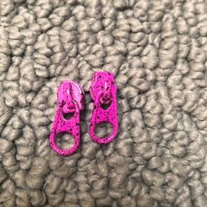 Zipper Stud Earrings